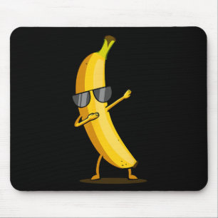 Tapis De Souris Banane jaune Dabbing - Dab Funky Dancing Fruit