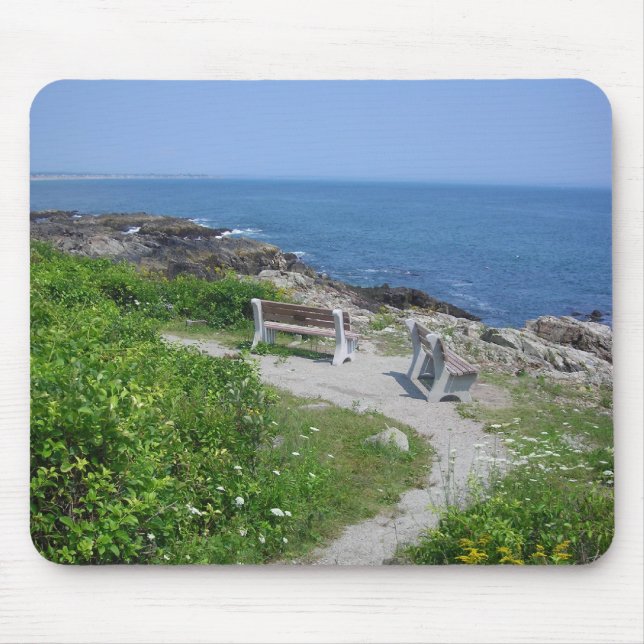 Tapis De Souris Bancs au Maine (Devant)