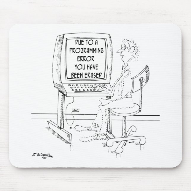 Tapis De Souris Bande dessinée 1164 d'ordinateur (Devant)