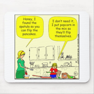 Tapis De Souris Bande dessinée de 311 crêpes de maïs éclaté