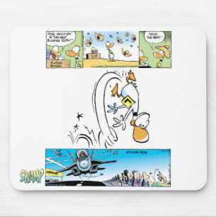 Tapis De Souris Bande dessinée drôle Mousepad de canard de