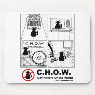 Tapis De Souris Bande dessinée Mousepad de haineux de chat