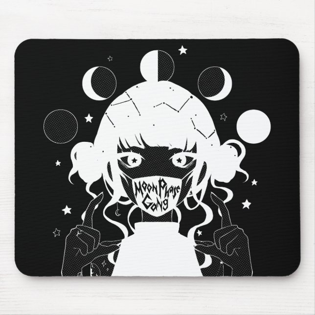Tapis De Souris BANDE Mousepad de PHASE de LUNE (Devant)