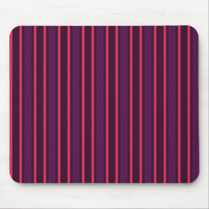 Tapis De Souris Bandes de prunes et de bonbons rouges