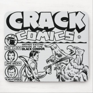 Tapis De Souris Bandes dessinées crack classique des années 1940 M