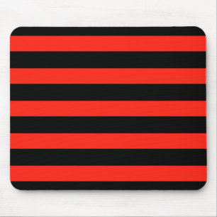 Tapis De Souris Bandes noires et rouges