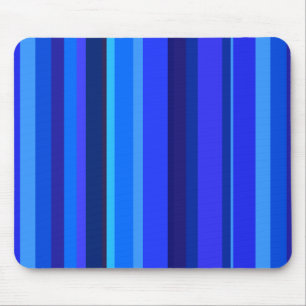 Tapis De Souris Bandes verticales bleues