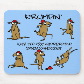 Tapis De Souris Bandicoot Krumpad de danse interprétative d'ABC