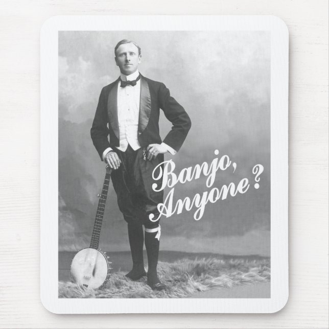 Tapis De Souris Banjo n'importe qui Mousepad (Devant)