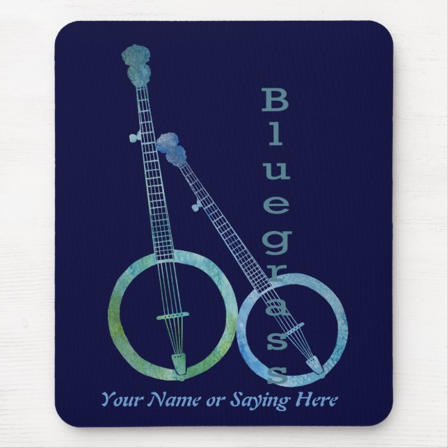 Tapis De Souris Banjos de Bluegrass (Devant)