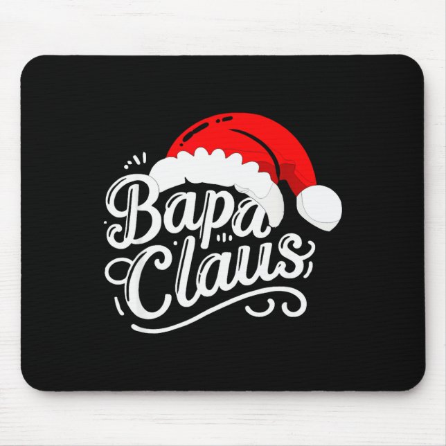 Tapis De Souris Bapa Claus Christmas Santa's Pajama Family Matchin (Devant)