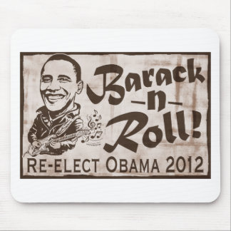 Tapis De Souris Barack et vitesse d'Obama 2012 de petit pain