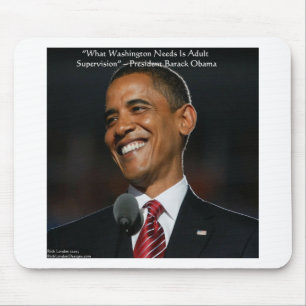 Tapis De Souris Barack Obama & Citations Humours Cadeaux & Cartes