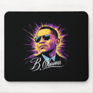 Tapis De Souris Barack Obama Président Portrait Patriotique