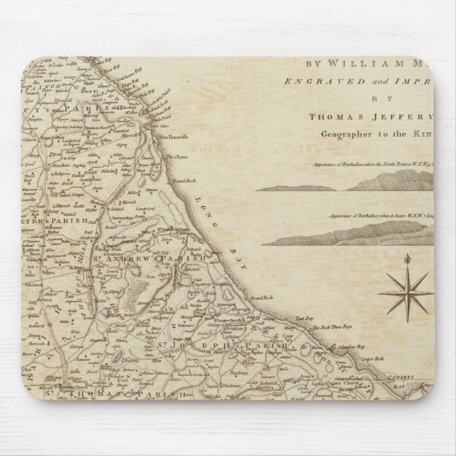 Tapis De Souris Barbados (Devant)