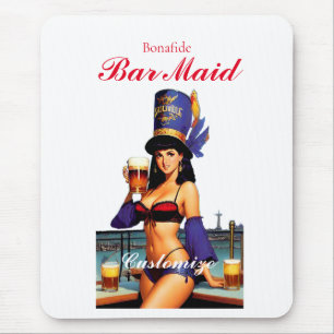 Tapis De Souris Barmaid authentique Thunder_Cove 