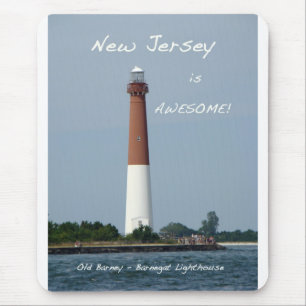 Tapis De Souris Barnegat Lighthouse Long Beach Island New Jersey