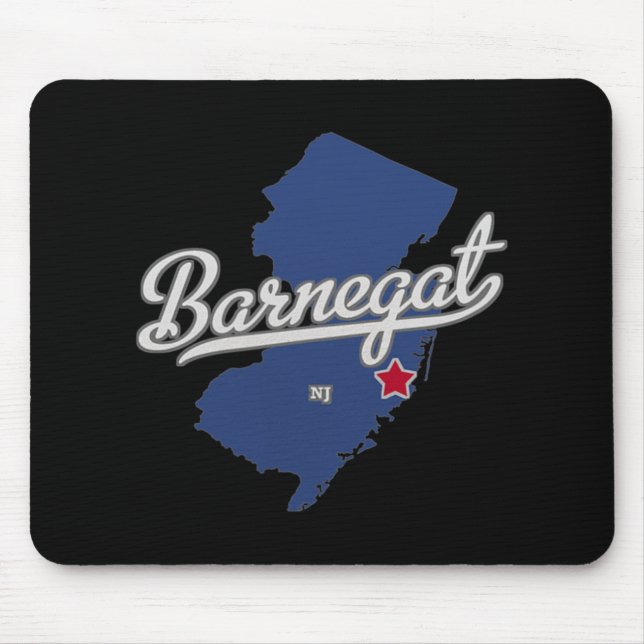 Tapis De Souris Barnegat New Jersey Nj Map  (Devant)