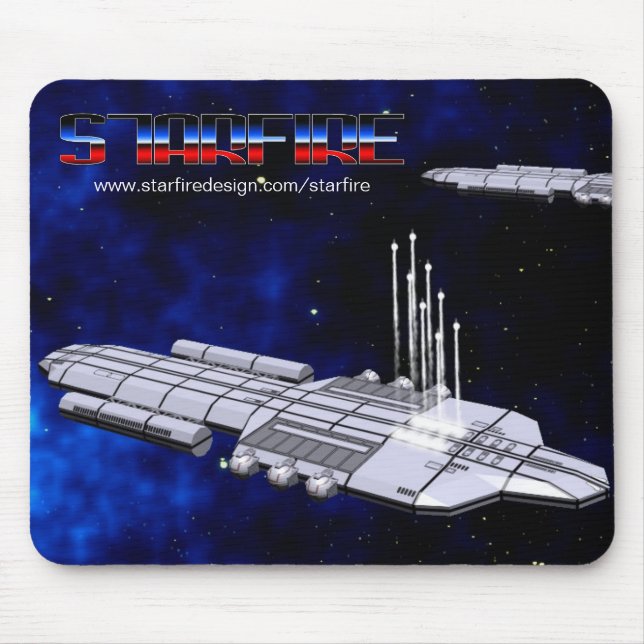 Tapis De Souris Barrage de missile de croiseur cuirassé de (Devant)