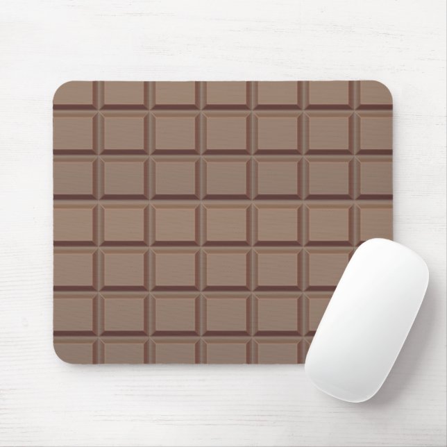 Tapis De Souris Barre de bonbons au chocolat au lait (Avec souris)
