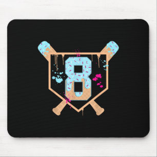Tapis De Souris Baseball 8 Ans Crème Ice Driam 8e Anniversaire Bo
