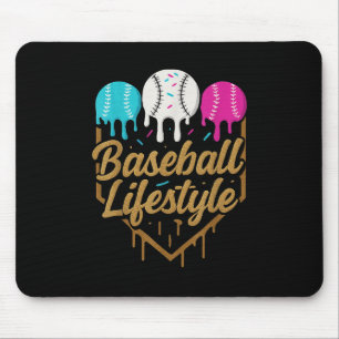 Tapis De Souris Baseball Lifestyle 101 Vêtements Jeune Baseball Dr