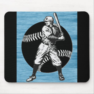 Tapis De Souris Baseball : Pad Souris Vintage