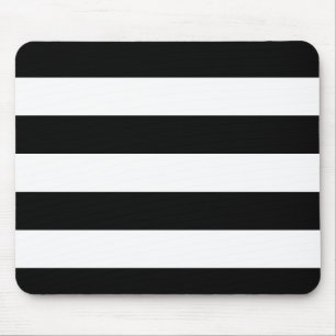 Tapis De Souris Basiques en noir et blanc