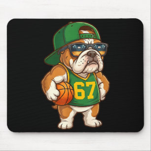 Tapis De Souris Basket-ball Bulldog 67 Argot Gen Alpha Srts Garçon