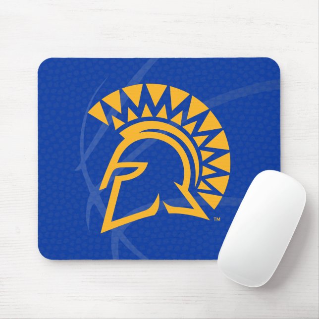 Tapis De Souris Basket-ball d'état de Spartans d'état de San Jose (Avec souris)