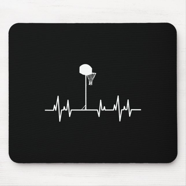 Tapis De Souris Basket-ball Heartbeat 1 (Devant)