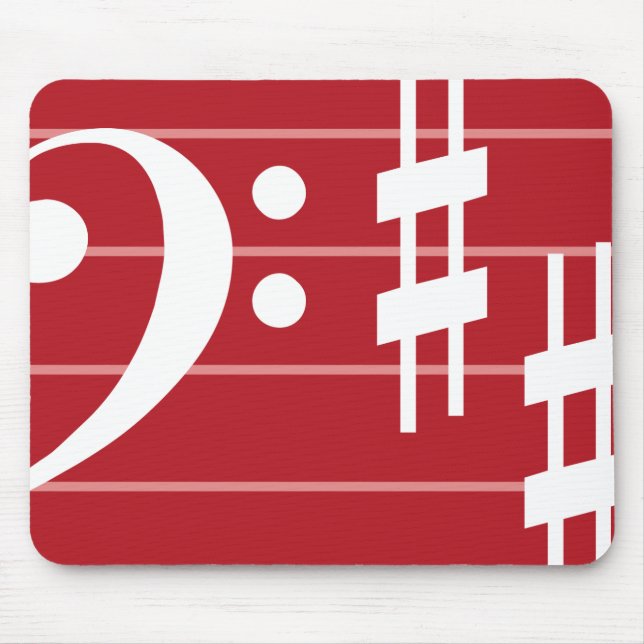 Tapis De Souris Bass Clef Pad (Devant)