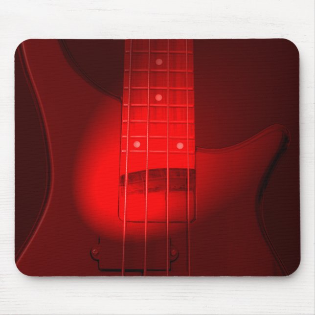 Tapis De Souris Basse Guitare Moderne Modèle de musique tendance (Devant)