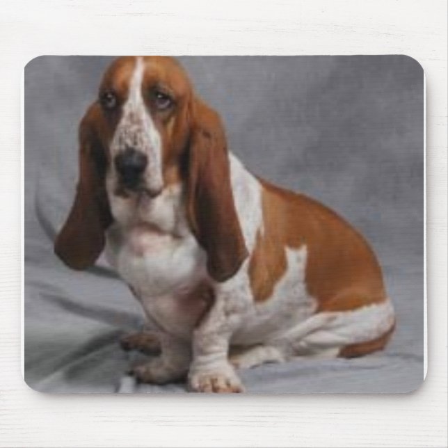 Tapis De Souris Basset Hound Mousepad (Devant)