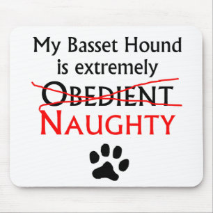 Tapis De Souris Basset Hound vilain