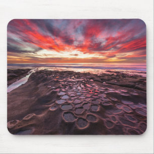 Tapis De Souris Bassins à marée à La Jolla, Californie