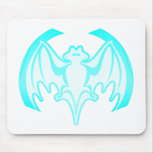 Tapis De Souris Bat Cyan Inv Le MUSÉE Zazzle Cadeaux