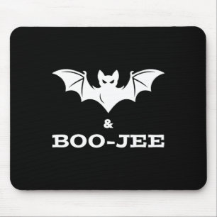 Tapis De Souris Bat Et Boo-jee Boujee Costume Halloween Trick Ou