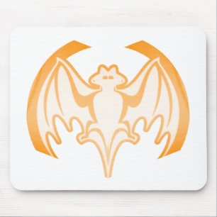 Tapis De Souris Bat Orange Inv Le MUSÉE Zazzle Cadeaux