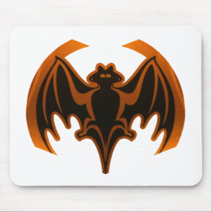Tapis De Souris Bat Orange Le MUSÉE Zazzle Cadfts