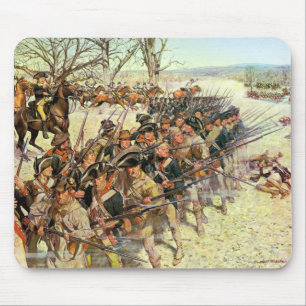 Tapis De Souris Bataille du tribunal de Guilford Révolution améric