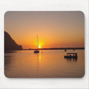 Tapis De Souris Bateau à voile Sunset Morro Bay