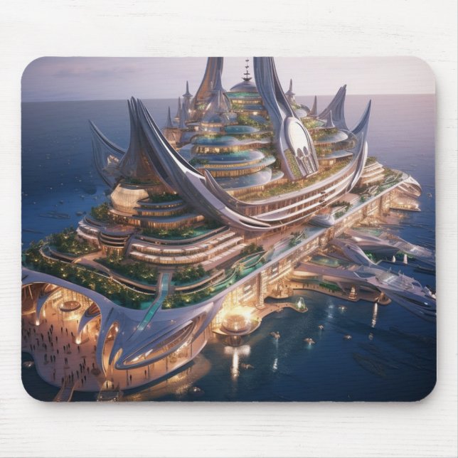 Tapis De Souris Bateau de croisière Concept Souris (Devant)
