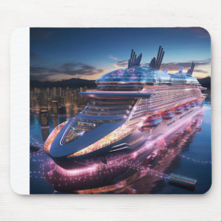 Tapis De Souris Bateau de croisière Concept Souris