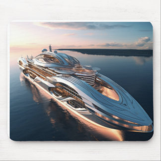 Tapis De Souris Bateau de croisière Concept Souris