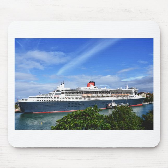 Tapis De Souris Bateau de croisière de Queen Mary 2 (Devant)