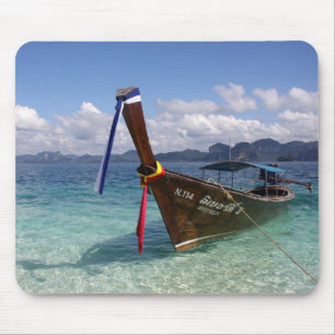 Tapis De Souris Bateau de Longtail - Thaïlande Mousepad