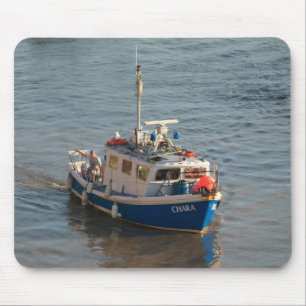 Tapis De Souris Bateau de pêche, Baie Cardiff