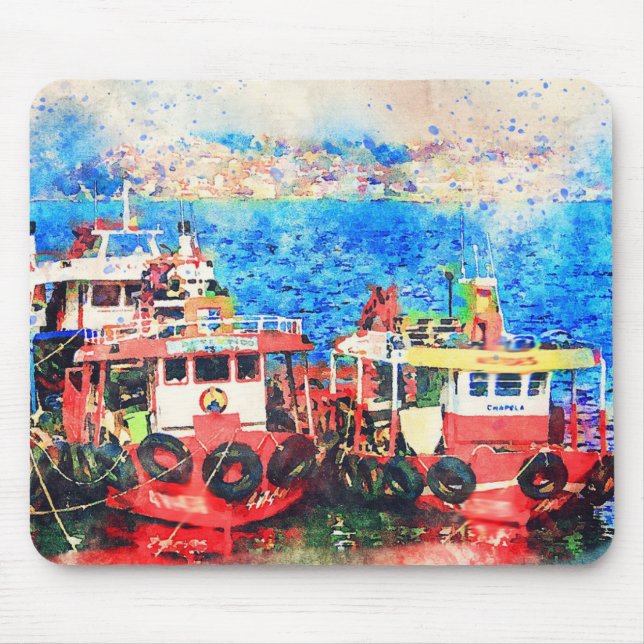 Tapis De Souris Bateaux remorqueurs (Devant)