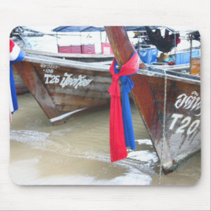 Tapis De Souris Bateaux sur les îles de phi de phi de la plage  ,